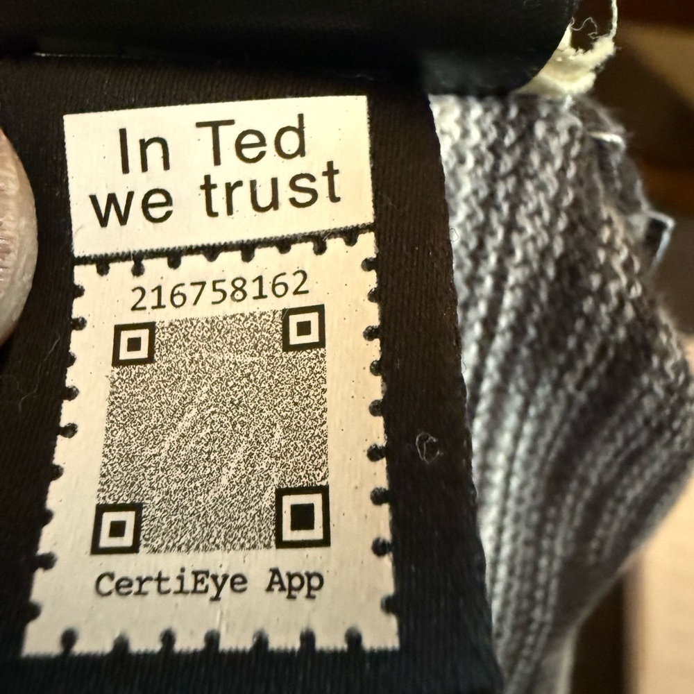 TED BAKER LONDON SPACE DIE SPACE POLO SHIRT BLACK & WHITE SMALL - Picture 7 of 10